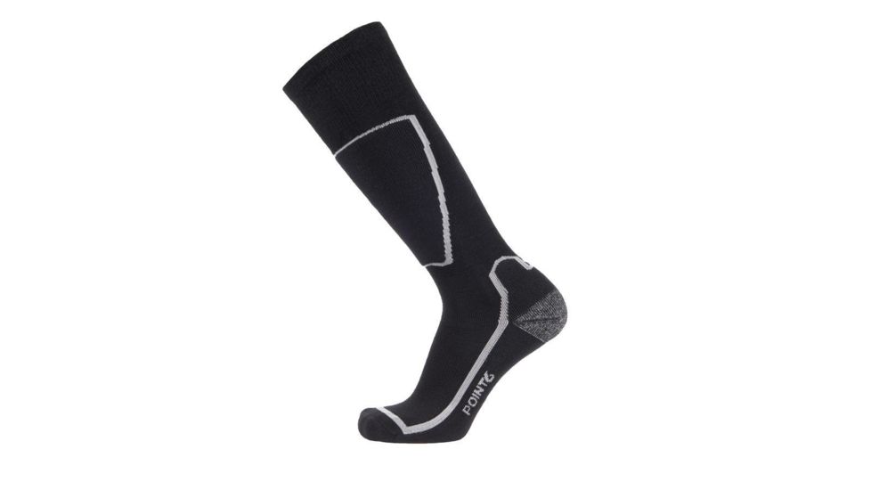 Point 6 Ski Light OTC Men's Socks, Black, Small 2428-204-05
