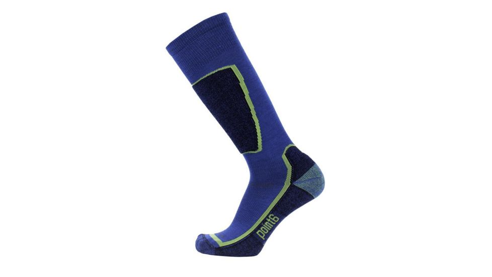 Point 6 Ski Light OTC Men's Socks, Deep Teal, Large 2428-252-07