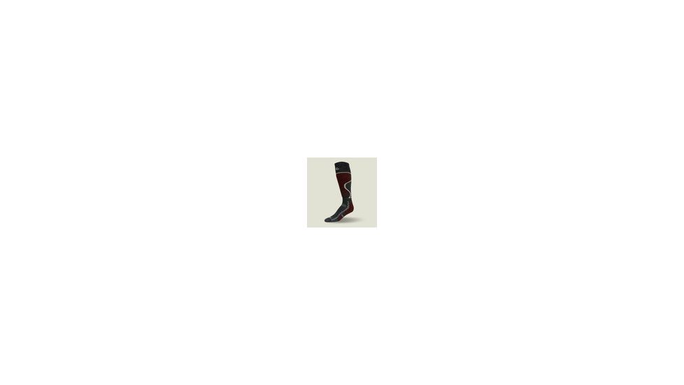Point 6 Ski Pro Light OTC Sock - Men's -Red-Small