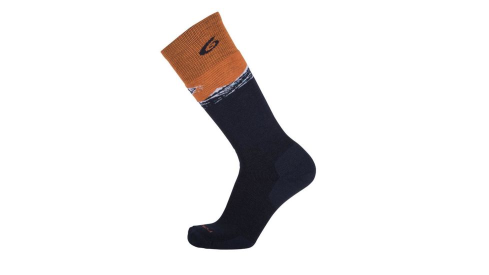 Point 6 Snowboard Great Wave Medium OTC  Men's Socks, Dark Navy, X-Large 1620-233-08