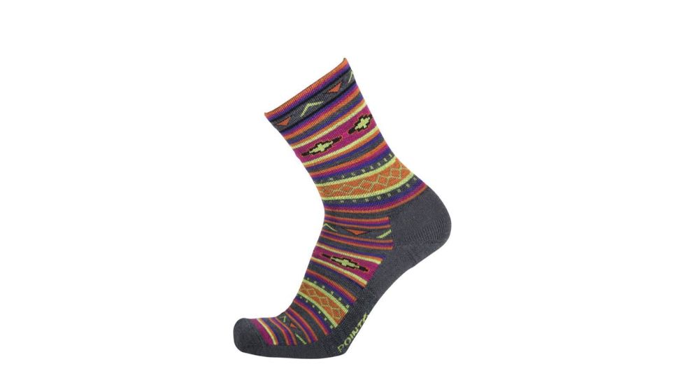 Point 6 Taos Extra Light 3/4 Crew Women's Sock, Gray, Small 2872-200-05