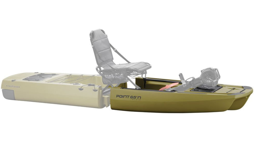 Point 65 Kingfisher Kayak Sections, Front Section, Moss, 016601230211