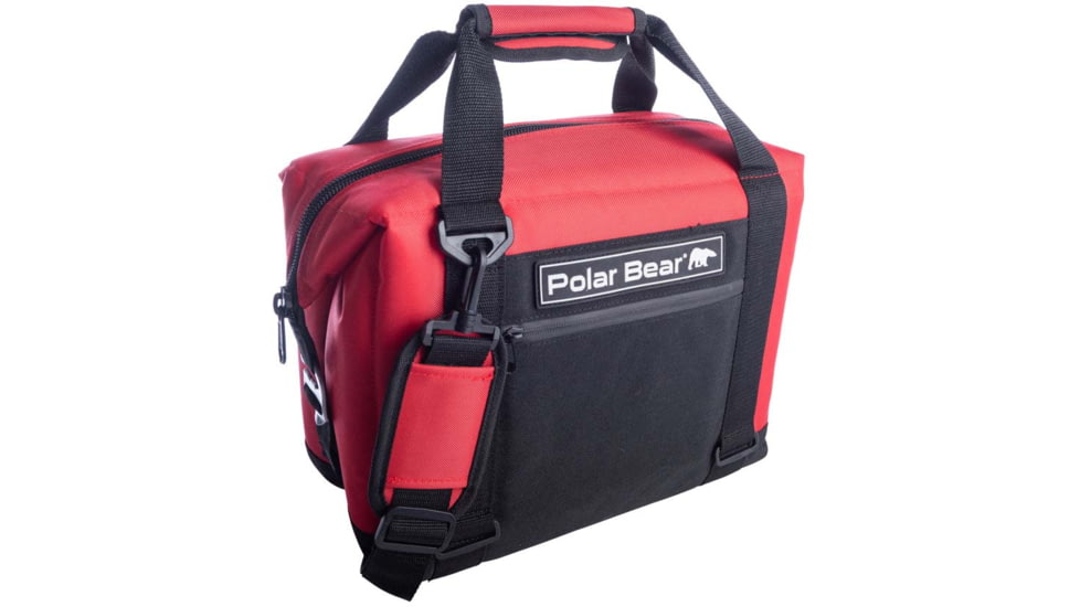 Polar Bear Coolers 12 Pack Original Nylon Soft Cooler, 14x7x12 inch, Silver, One Size, PB127