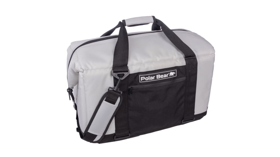 Polar Bear Coolers 48 Pack Original Nylon Soft Cooler, Silver, PB487