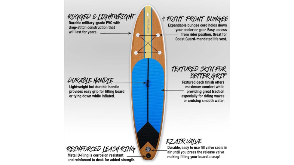 Polar Bear Coolers Icebreaker Stand-Up Paddleboard, SUP, Multi, 11 ft, PB SUP