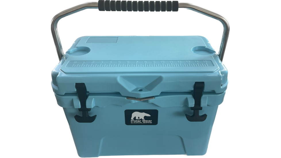 Polar Bear Coolers Polar Bear 20 Hard Cooler, 21.1x13.3x14.3 inch, Caribbean, One Size, PB2001