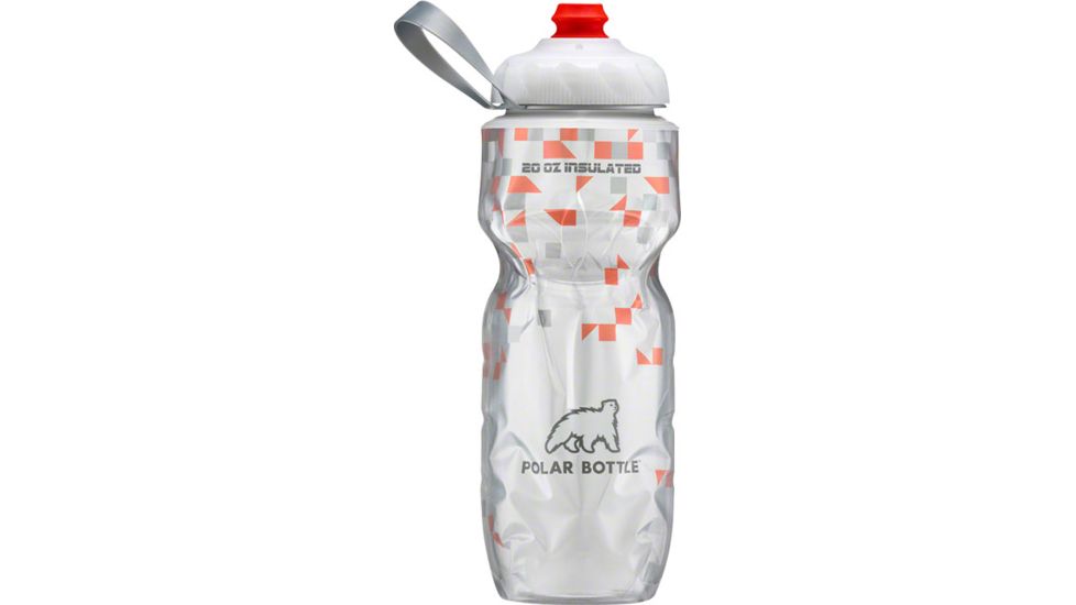 Polar Bottle Insulated Water Bottle, 20oz, ZipStream Orange, POL-IB20BAO