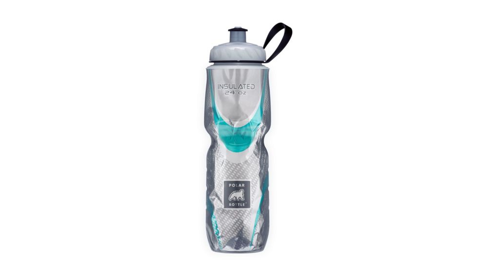 Polar Bottle Insulated Water Bottle, 24oz, Spin Steel, POL-IB24SPSTL