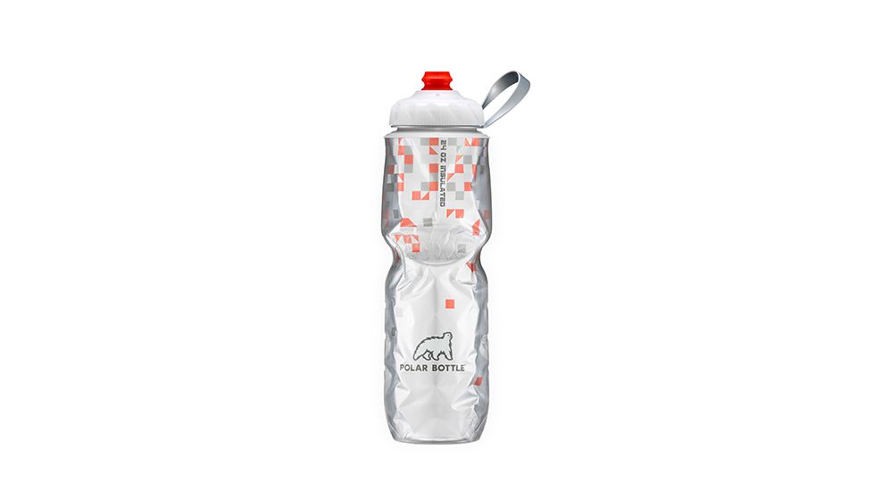Polar Bottle Insulated Water Bottle, 24oz, ZipStream Orange, POL-IB24BAO