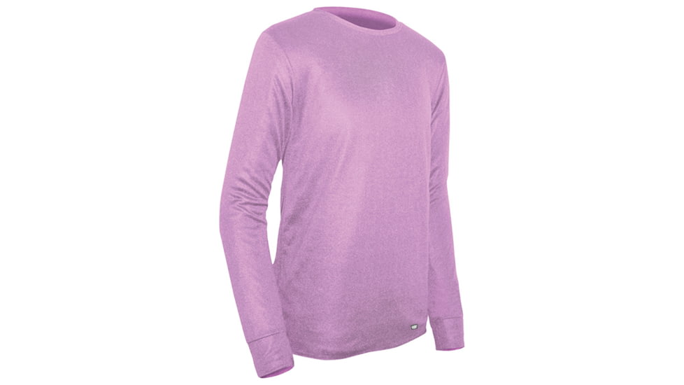 Polarmax Double Base Layer Crew - Kid's, Small, Pink, 2C61A-PINK-SM