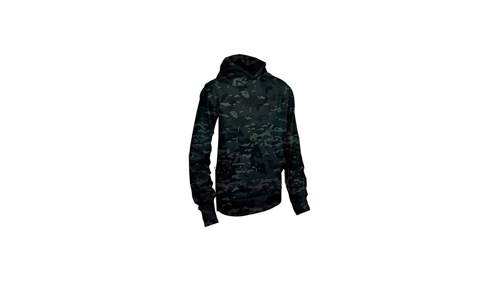 Polarmax Kids Hw Hoodie Black Small 5P61HP-Black-SM