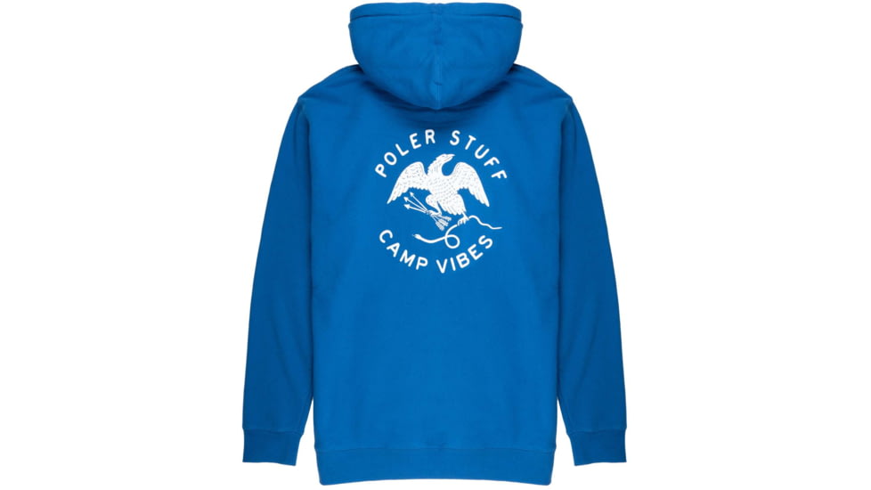 Poler Brand Brand Hoodie, Extra Large, Royal Blue, 214APM2608-Royal Blue-XL