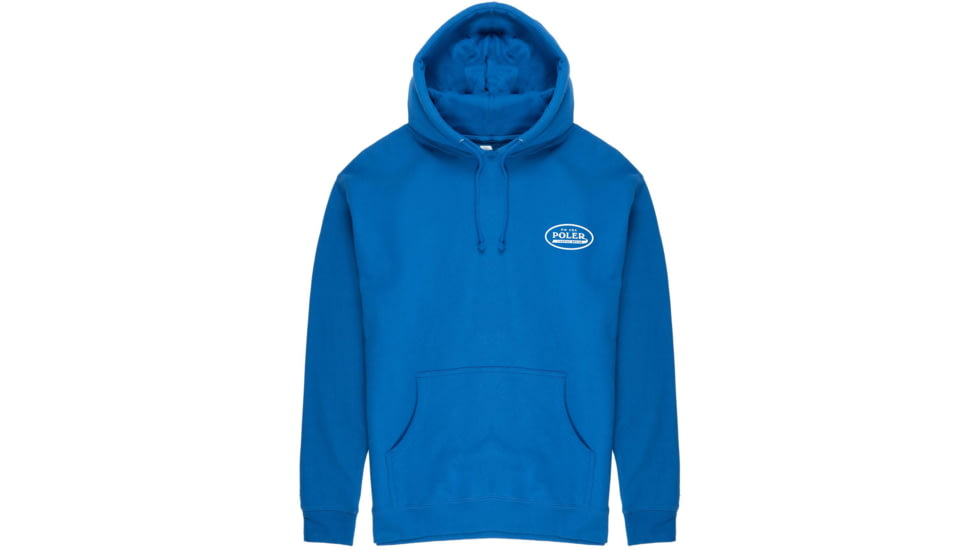 Poler Brand Brand Hoodie, Extra Large, Royal Blue, 214APM2608-Royal Blue-XL
