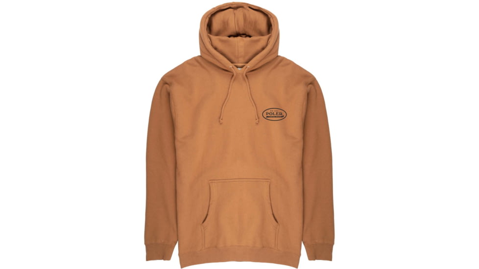 Poler Brand Brand Hoodie, Medium, Saddle, 214APM2608-Saddle-M