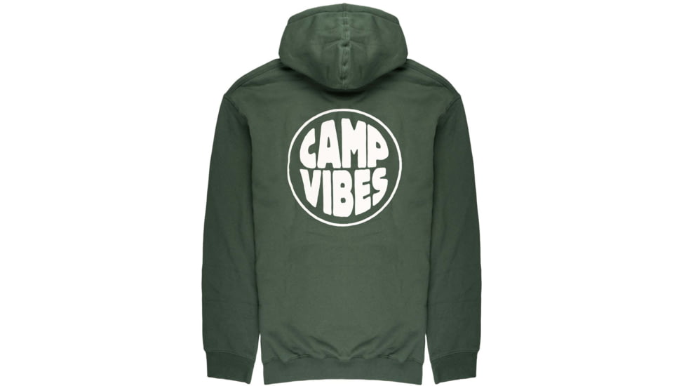 Poler Camp Vibes Hoodie, Small, Alpine Green, 213APM2605-Alpine Green-S