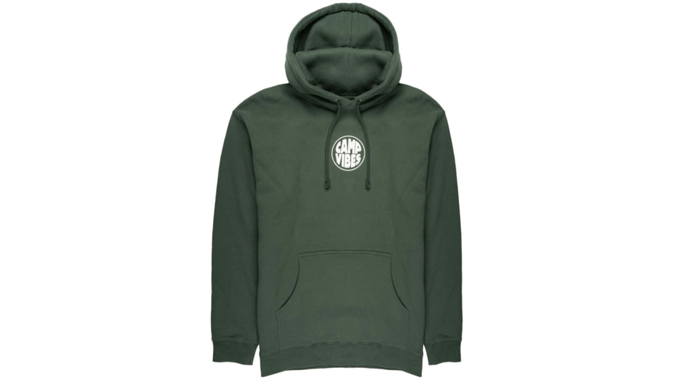 Poler Camp Vibes Hoodie, Small, Alpine Green, 213APM2605-Alpine Green-S