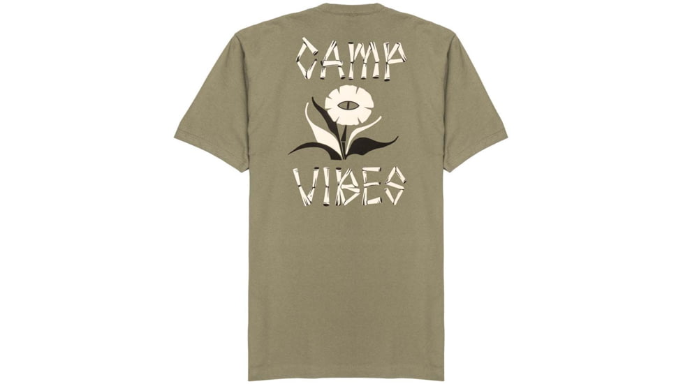 Poler Floral Vibes T-Shirt, Medium, Military Green, 221APM2007-MILITARY GREEN-M