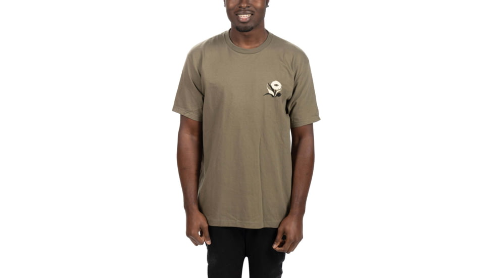 Poler Floral Vibes T-Shirt, Medium, Military Green, 221APM2007-MILITARY GREEN-M