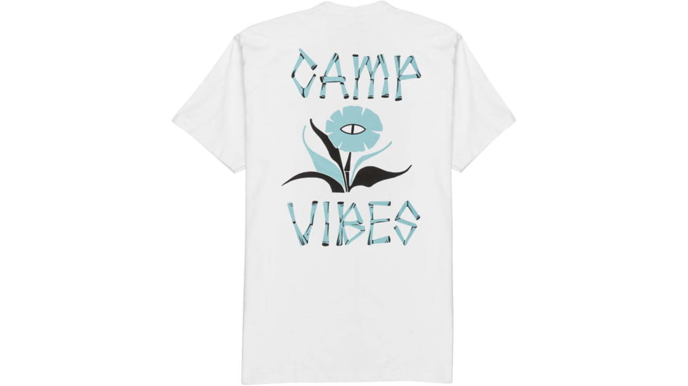 Poler Floral Vibes T-Shirt, 2XL, White, 221APM2007-White-XXL
