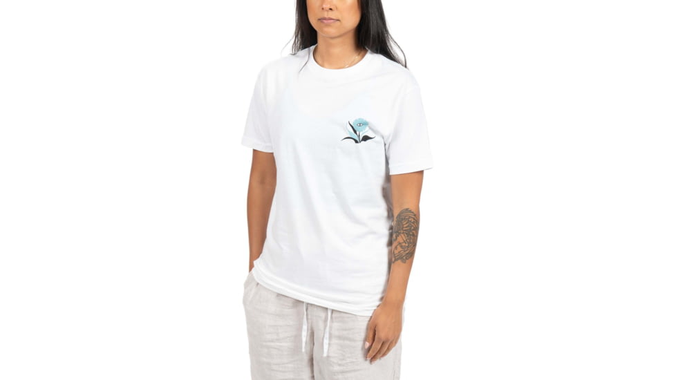 Poler Floral Vibes T-Shirt, 2XL, White, 221APM2007-White-XXL