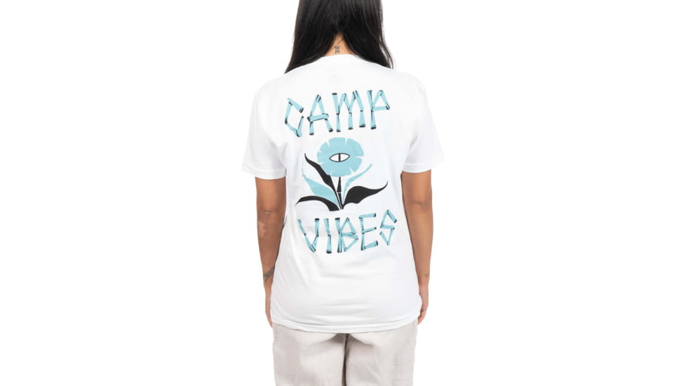 Poler Floral Vibes T-Shirt, 2XL, White, 221APM2007-White-XXL