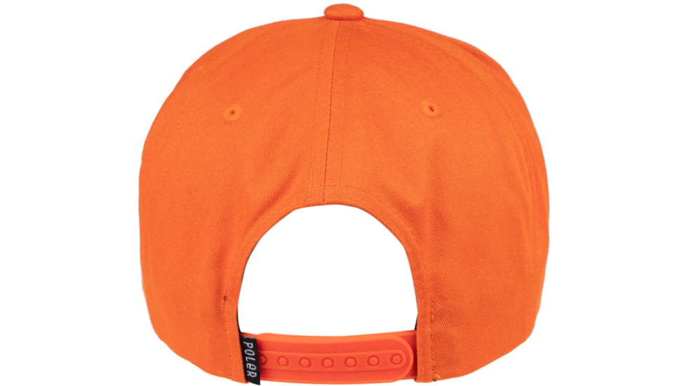 Poler Furry Font Snapback Hat, Orange, One Size, 214ACU7008-Orange-O/S