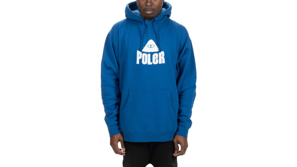 Poler Fuzzy Stuff Hoodie, Large, Royal, 221APM2602-Royal-L