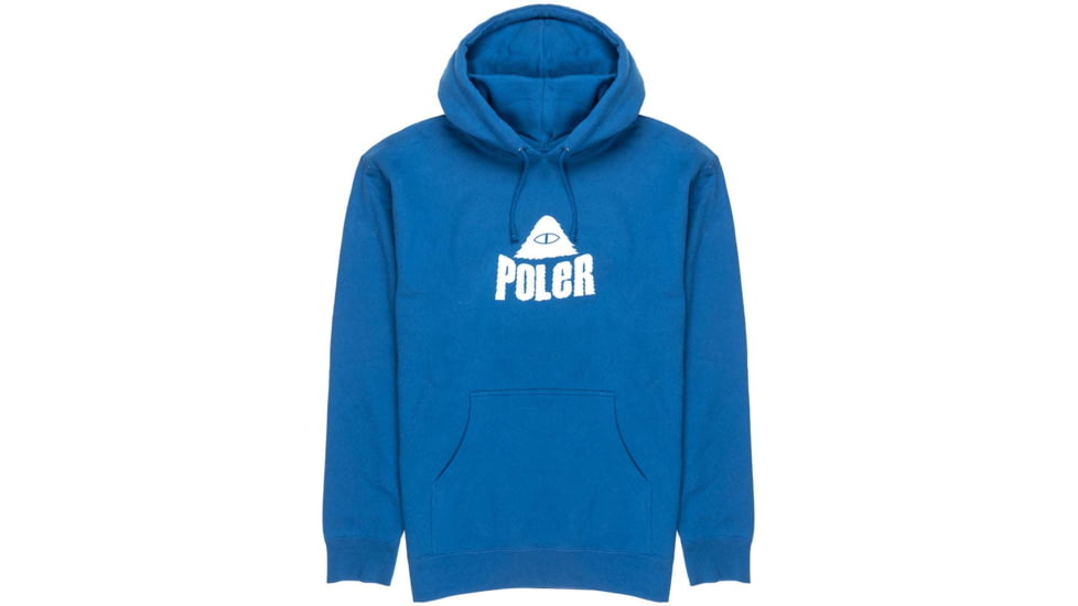 Poler Fuzzy Stuff Hoodie, Large, Royal, 221APM2602-Royal-L