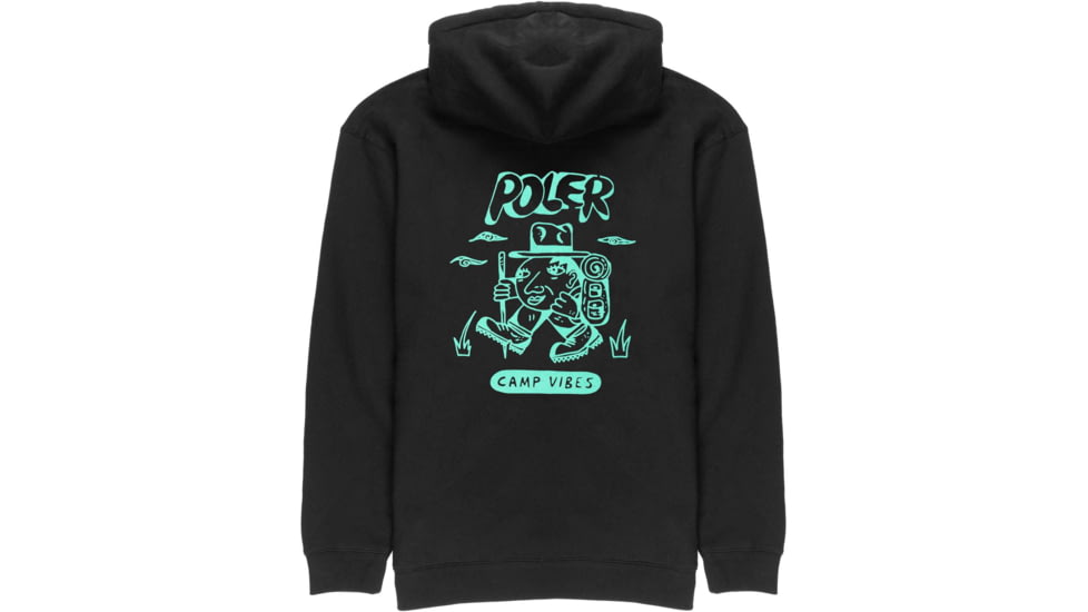 Poler Headed South Hoodie, Small, Black, 212APM2605-Black-S