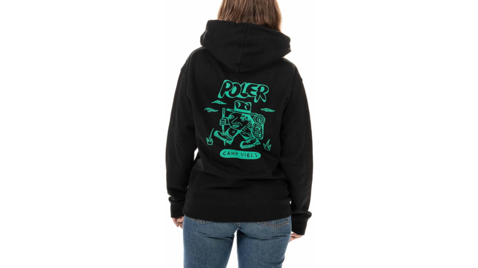Poler Headed South Hoodie, Small, Black, 212APM2605-Black-S