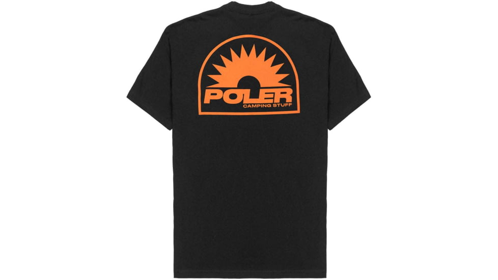 Poler Horizon T-Shirt, Large, Black, 221APM2008-Black-L