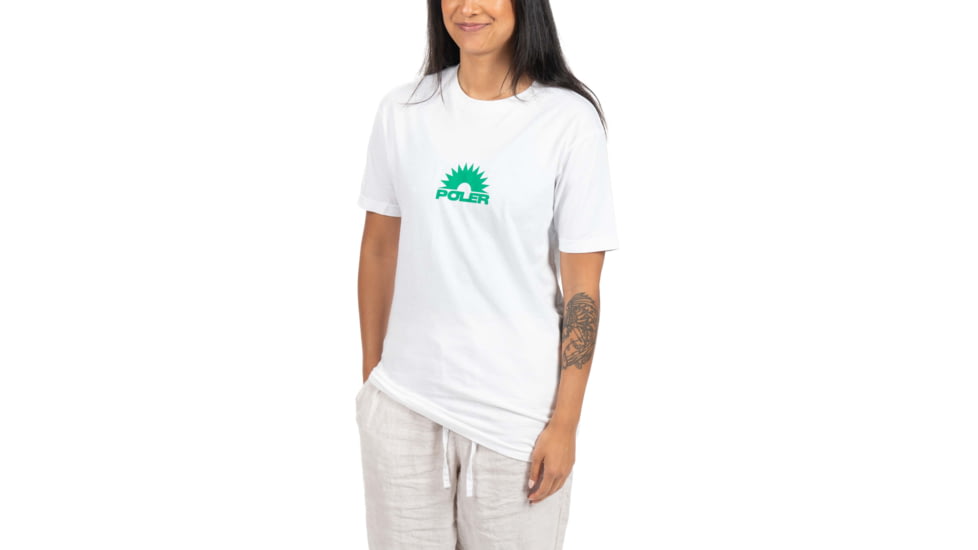 Poler Horizon T-Shirt, Small, White, 221APM2008-White-S
