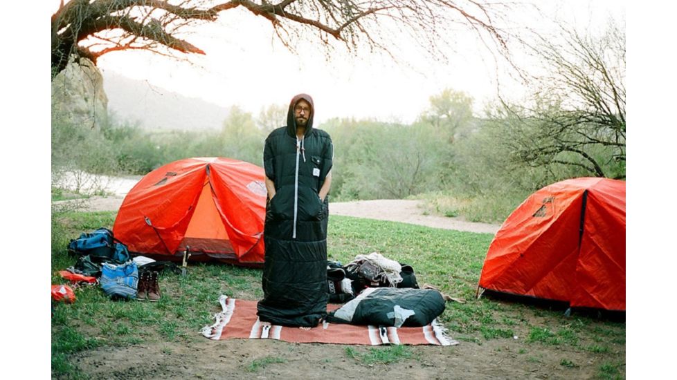 Poler Napsack 50 Wearable Sleeping Bag Synthetic-Black-Medium