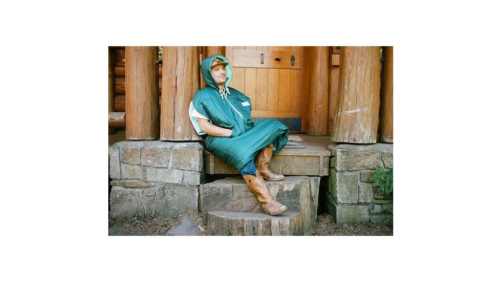 Poler Napsack 50 Wearable Sleeping Bag Synthetic-Green-Medium