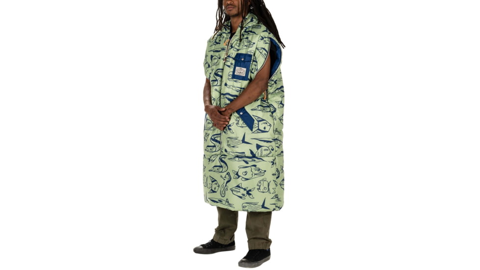 Poler Napsack, Blue Cucumber Fish, Extra Large, 212ACU5501-BCuFish-XL