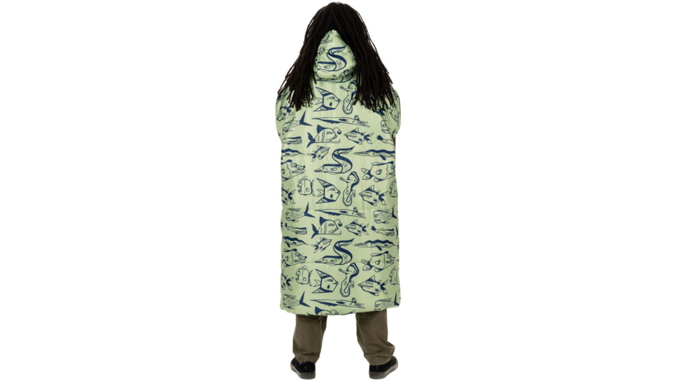 Poler Napsack, Blue Cucumber Fish, Extra Large, 212ACU5501-BCuFish-XL