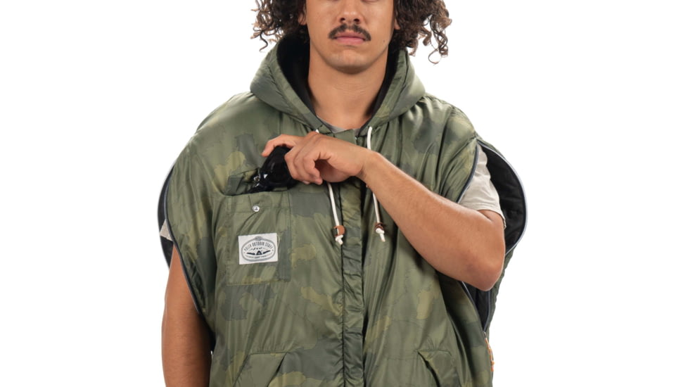 Poler Napsack, Furry Camo/Black, Medium, 214ACU5501-FuBlack-M