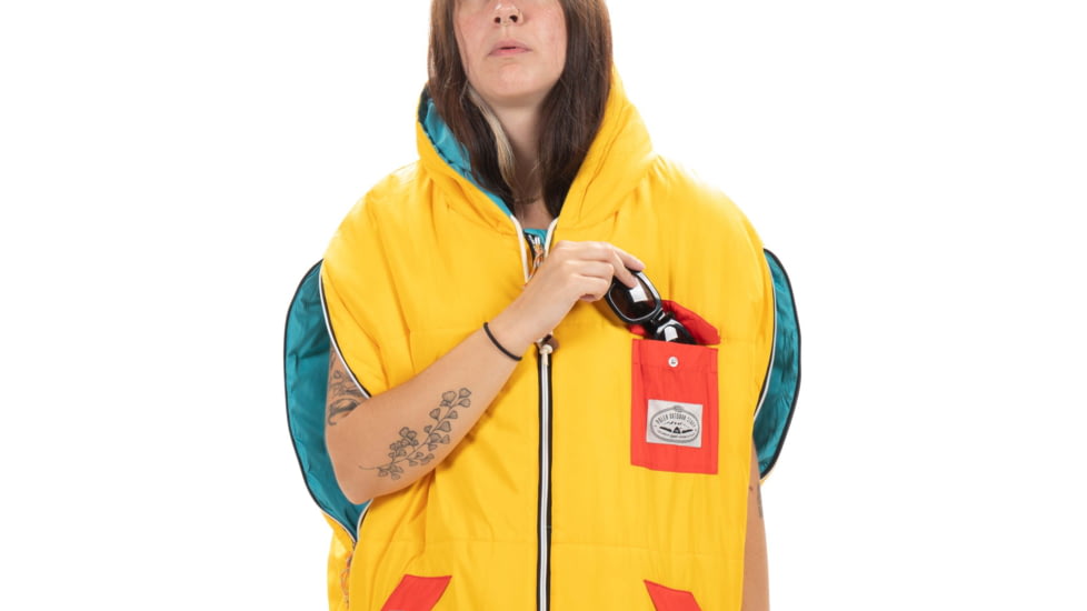 Poler Napsack, Goldenrod/Bluepine, Extra Large, 214ACU5501-GBluepine-XL