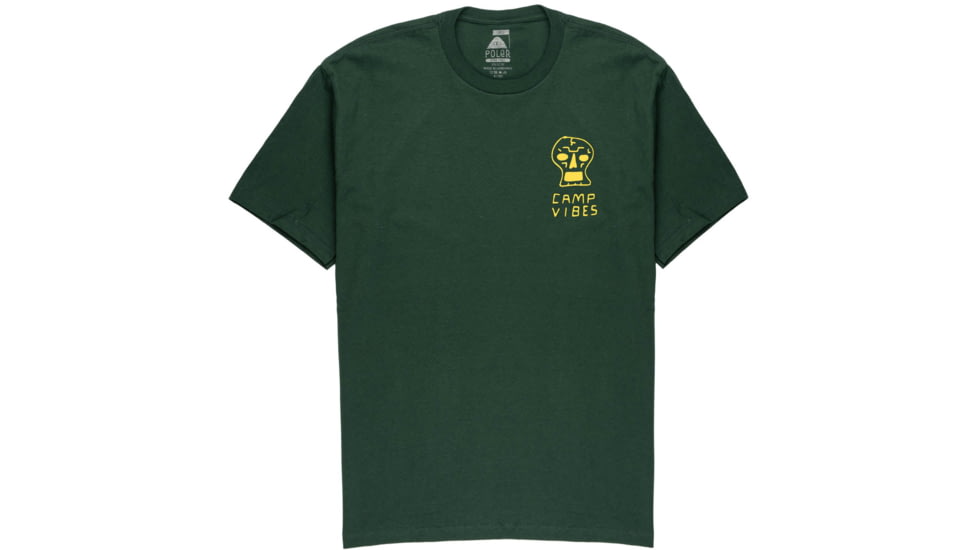 Poler Nowhere T-Shirt, Large, Forest Green, 213APM2006-Forest Green-L