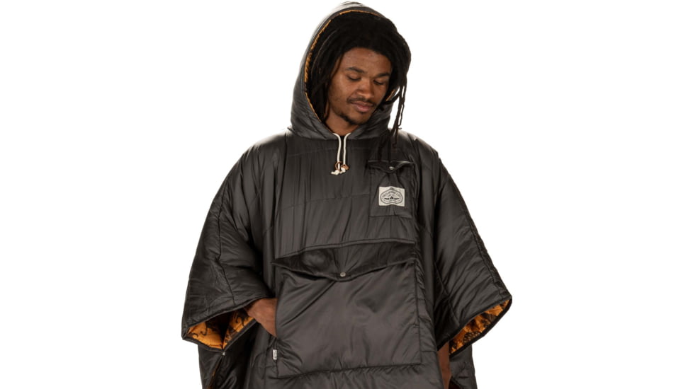 Poler Poncho, Black Ginger Critter, One Size, 212ACU5601-BLGCRITTER-O/S