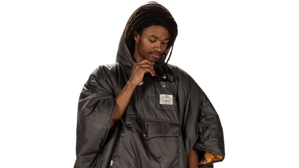 Poler Poncho, Black Ginger Critter, One Size, 212ACU5601-BLGCRITTER-O/S