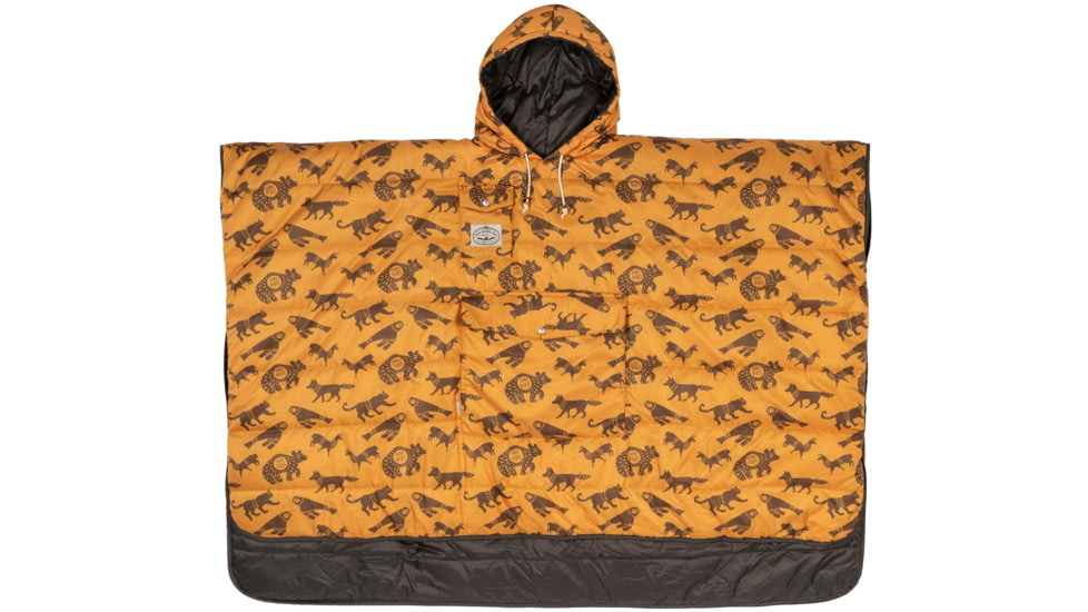 Poler Poncho, Black Ginger Critter, One Size, 212ACU5601-BLGCRITTER-O/S