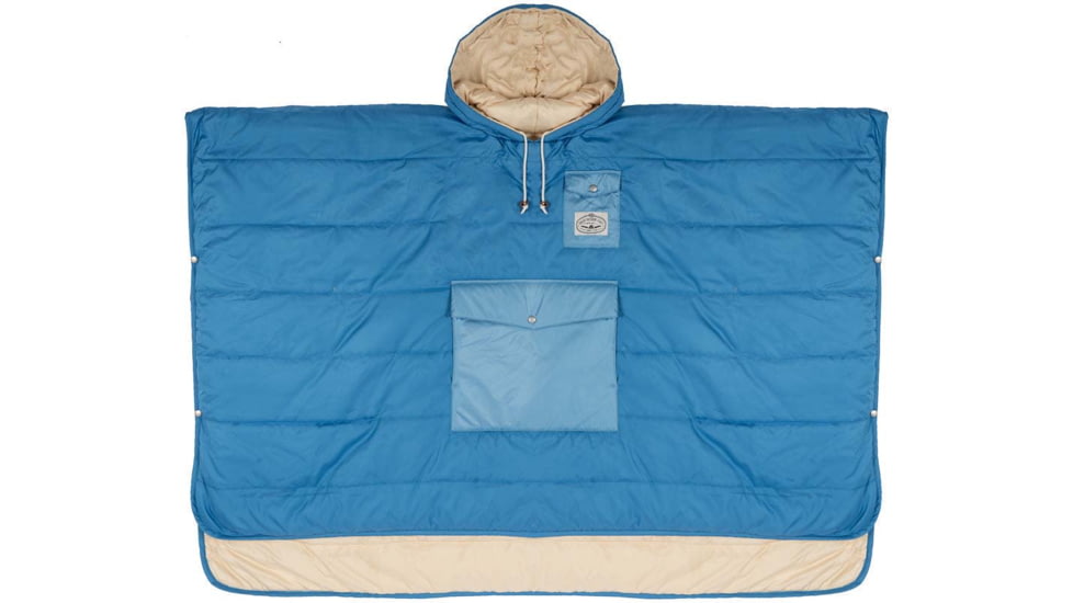 Poler Poncho, High Tide Blue, Large/Extra Large, 221ACU5601-HTBlue-L/XL
