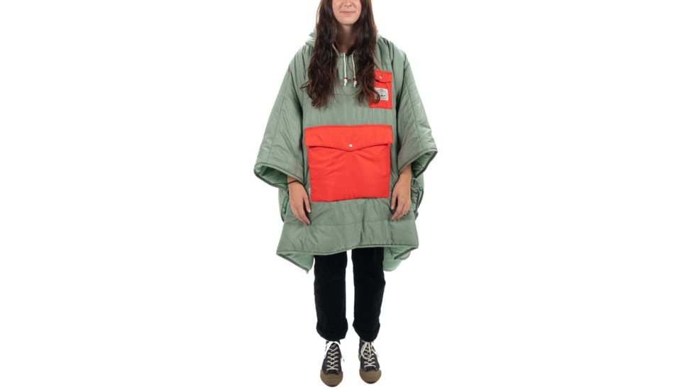 Poler Poncho, Moss/Rapids, One Size, 214ACU5601-Moss/Rapids-O/S