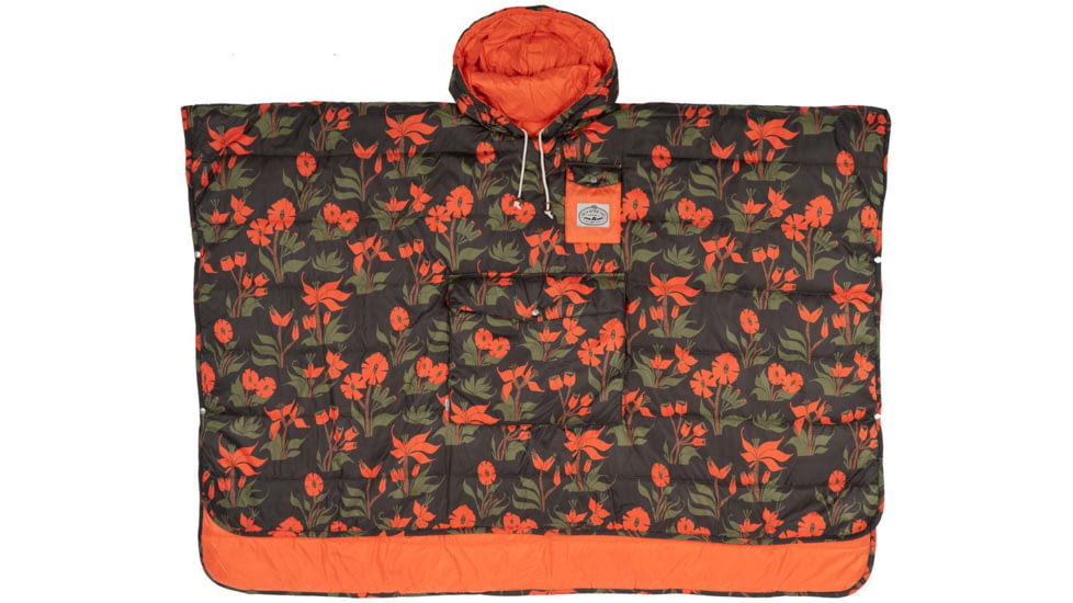 Poler Poncho, Orchid Floral Black, Small/Medium, 221ACU5601-OrFlBlack-S/M