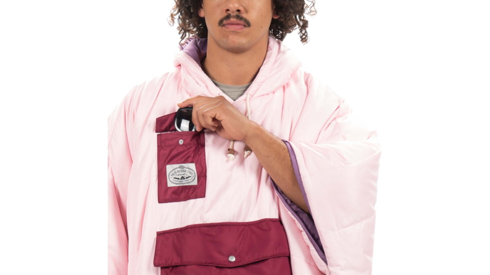 Poler Poncho, Purple Haze/Dusty Rose, One Size, 214ACU5601-PurplDRose-O/S