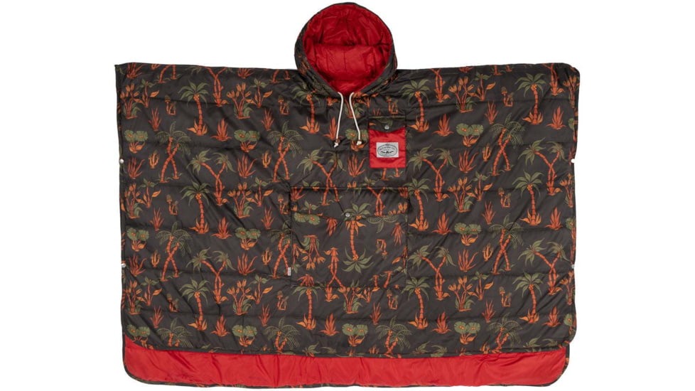 Poler Poncho, Trader Rick Black, Large/Extra Large, 221ACU5601-TRiBlack-L/XL