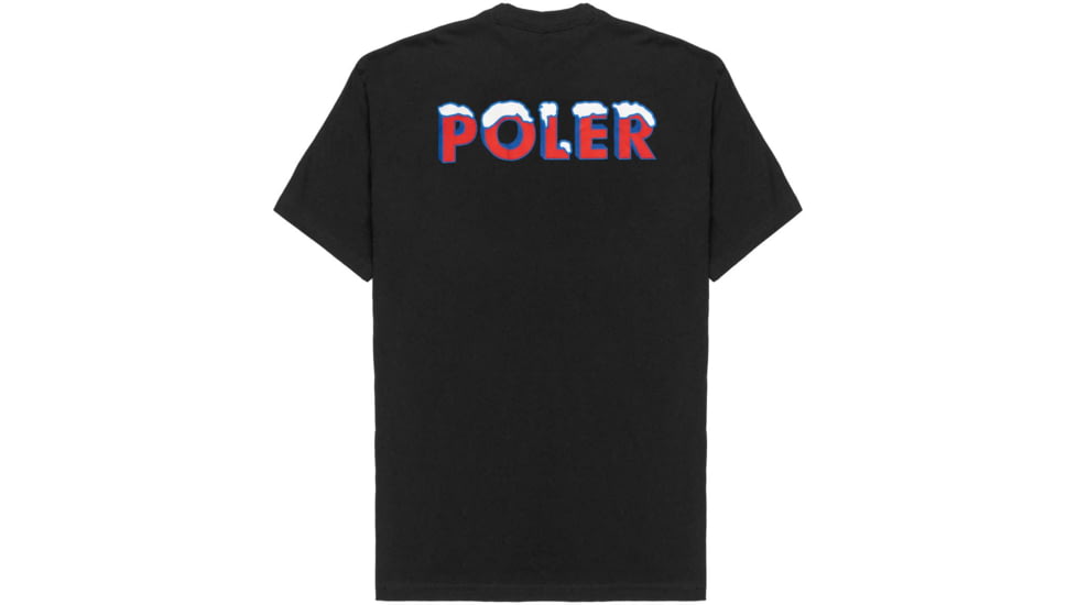 Poler Pop T-Shirt, Large, Black, 223APM2003-Black-L