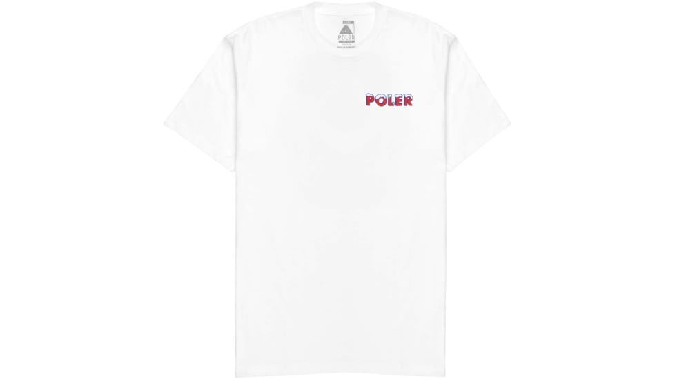 Poler Pop T-Shirt, Medium, White, 223APM2003-White-M