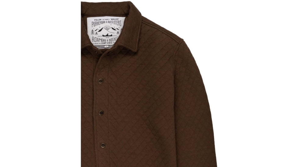 Poler Quincy Shacket, Large, Moss, 211APM3601-Moss-L